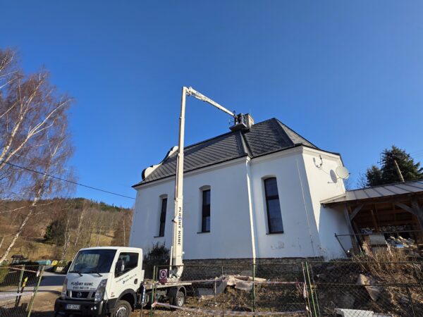Oprava střechy kaple Vysoká